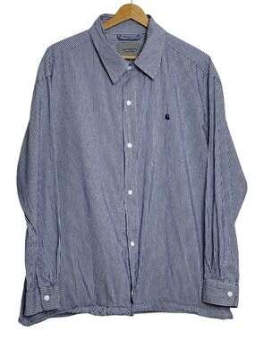 Carhartt WIP Hayes Stripe Shirt Blue/White Strip Men’s S